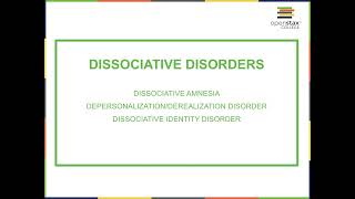 Dissociative Identity Disorder DepersonalizationDerealization Disorder and Dissociative Amnesia [upl. by Sanfred]