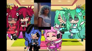 The new characters on the new descendants react to random videos from descendants gacha [upl. by Ahsyekal207]