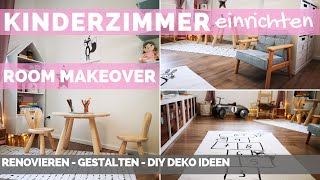 Kinderzimmer gestalten  dekorieren  einrichten  Spielzimmer renovieren  DIY Deko Ideen amp Tipps [upl. by Leuqer]