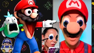 Mario reacts to Nintendo Memes 16 Ft Boopkins [upl. by Nrehtac]