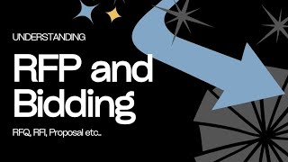 Understanding RFP amp Bidding Process  Detailed Guide for Vendors amp Organizations rfp bidding ai [upl. by Nnaeerb]