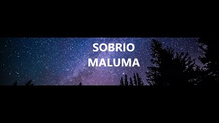 Maluma  Sobrio LYRICS [upl. by Wittie213]