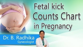 Fetal kick counts chart in Pregnancy  Fetal Movements  Fetal Kicks by baby  Dr B Radhika [upl. by Acinor154]