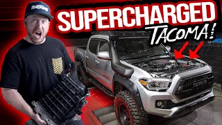 We Supercharged the Toyota Tacoma V8 Performance from the V6 [upl. by Edouard]