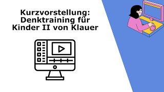 Kurzvorstellung Denktraining für Kinder II von Klauer [upl. by Matthiew]