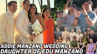 KASAL NG KAPATID Ni LUIS MANZANO  DAUGHTER OF EDU MANZANO amp RINA SAMSON  ADDIE MANZANO WEDDING [upl. by Eadwina]