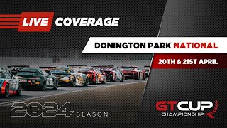 ROUND 3 LIVE  Sunday Endurance Race  Donington Park  GT Cup 2024 Season [upl. by Horwitz]