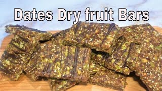 Dates Dry fruit Bars [upl. by Anthea141]