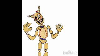 timelapse of spring lock failure TWboodgore art fnaf [upl. by Besse76]