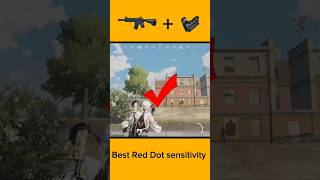 Red Dot Best sensitivity💀 Red Dot no recal sensitivity viralvideo pubgmobile sensitivity shorts [upl. by Atnima]