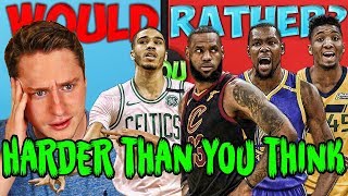 EXTREMELY DIFFICULT NBA WOULD YOU RATHER QUIZ [upl. by Straus]