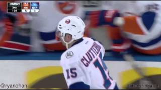 Rangers vs Islanders  3616  Cal Clutterbuck goal [upl. by Cantlon]