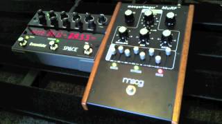 Moog MuRF MF105 Moogerfooger amp Eventide Space Reverb [upl. by Wennerholn36]