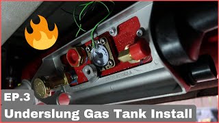 GasIt Underslung Tank Install  Ep3  Sprinter Camper Van Conversion [upl. by Sumerlin20]