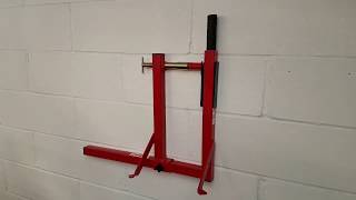 abba Superbike Stand Wall Bracket Demo [upl. by Tonneson]