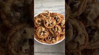 10 minute chocolate chip cookies easyrecipe cookies [upl. by Ardet921]