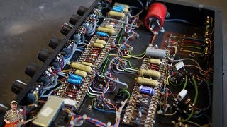 Burman 501 Pro Hand Made Amplifier From 1978  A Rare Closeup Inside and Out Review  Tony Mckenzie [upl. by Stavro]