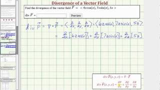 Ex 2 Determine the Divergence of a Vector Field [upl. by Alo]