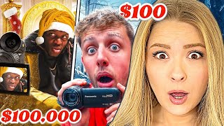 Americans React To SIDEMEN 100000 VS 100 MOVIE [upl. by Anirehtac]