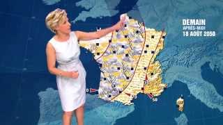 Evelyne Dhéliat présente la météo alarmante de 2050 [upl. by Neelyad38]