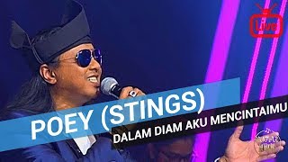 Poey Stings  Dalam Diam Aku Mencintaimu 2019 Live [upl. by Nomihs]