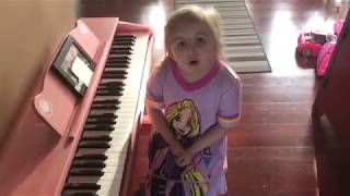 Audrey Nethery is learning piano [upl. by Larkins]