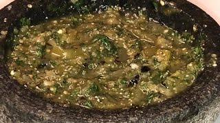 Tomatillo Salsa [upl. by Aromas]