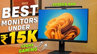 Top 5 Best Monitor Under 15000🔥Gaming Editing Productivity🔥Best Monitors Under 15000 In India 2023 [upl. by Maze667]