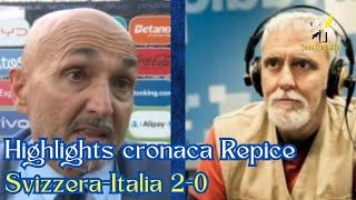 Highlights cronaca SvizzeraItalia 20 di Francesco Repice in Euro 2024 [upl. by Griz229]