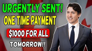 CRA Said  Payments are Sent  1000 CPP One Time Payment Tomorrow For All Seniors [upl. by Yenattirb]