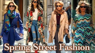 Spring Street Fashion 2024 Fashion Trends You NEED to LEARN Milan Street Style amp Shopping Walk [upl. by Neille110]