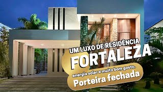 Residência de luxo  Porteira fechada  Condomínio Alphaville Fortaleza 🏠 Energia solar  Poço prof [upl. by Trueblood869]