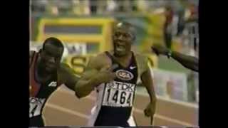 Maurice Greene amp Bruny Surin 980984  1999 World Championships 100m Final  Seville Spain [upl. by Branden]