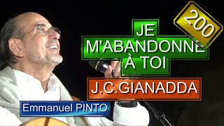 Je m’abandonne à Toi  JeanClaude GIANADDA  Instrumental avec les paroles  N°200 [upl. by Einhapets]