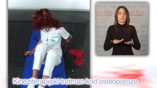 Kineziterapijski tretman kod osteoporoze [upl. by Gomar]