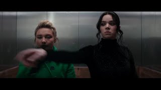 Yelena Belova amp Kate Bishop Elevator Scene  Hawkeye 2021 [upl. by Larual]