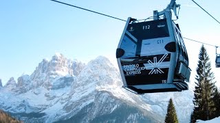 Pinzolo Campiglio Express  Skiarea Campiglio Dolomiti di Brenta [upl. by Hayimas]