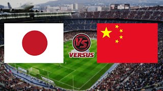 JAPAN vs CHINA  WORLD CUP QUALIFIERS 2026 [upl. by Acined]