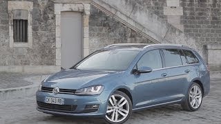 Essai Volkswagen Golf SW 20 TDI 150 DSG6 Carat 2013 [upl. by Lolly230]