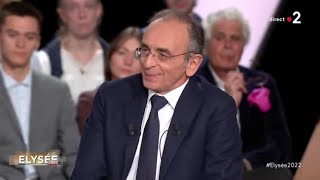 quotJe serai au second tourquot Éric Zemmour sur France 2 [upl. by Yruy]