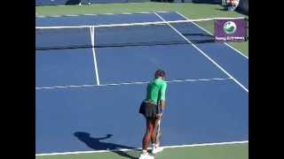 Serena Williams  Serve from Back  Hot  Slow Motion [upl. by Wadell299]