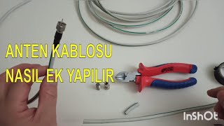 ANTEN KABLOSU NASIL EK YAPILIR [upl. by Anel]