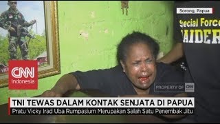 TNI Tewas Dalam Kontak Senjata di Papua Keluarga Histeris [upl. by Idnerb600]