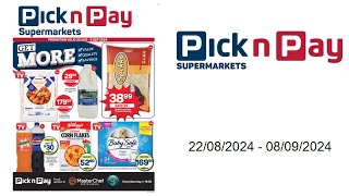 Pick n Pay specials ZA  22082024  08092024 [upl. by Eissed]