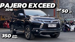 Pajero Sport  Pajero 2016  Pajero Exceed  Mitsubishi Pajero  Jual Pajero 2016 Exceed [upl. by Bonneau]