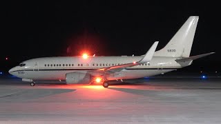 US Navy Boeing C40A Clipper 165830 at TamperePirkkala [upl. by Maxwell]