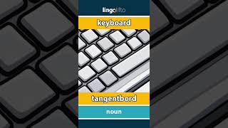 🇬🇧🇸🇪 keyboard  tangentbord  learn English  låt oss lära oss engelska [upl. by Irep903]