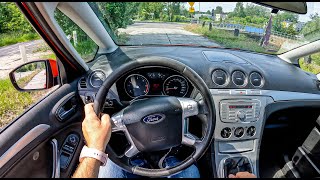 2008 Ford SMax 20 TDCI 140HP 0100 POV Test Drive 1233 Joe Black [upl. by Ysabel211]