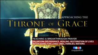 THRONE OF GRACE BREAKTROUGH PRAYER PROPHETESSE DBLESSING AGAPEKIND [upl. by Hannad]