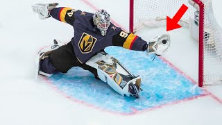 14 CRAZIEST Saves In NHL History [upl. by Siusan]